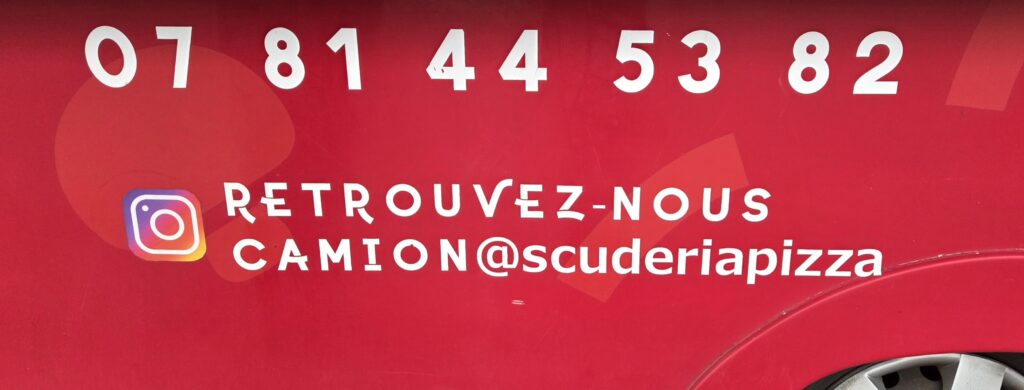 Camion Scuderia Pizza Coordonnées