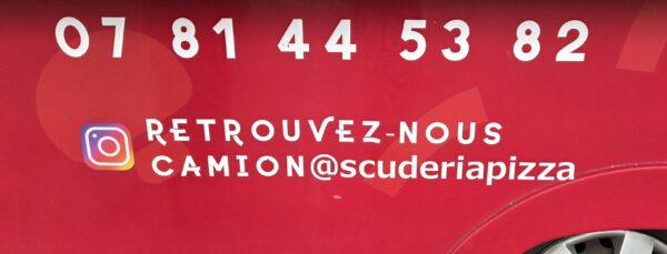 Camion Scuderia Pizza Coordonnées