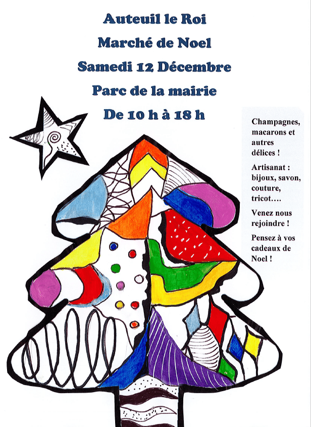 Affiche marche de Noel