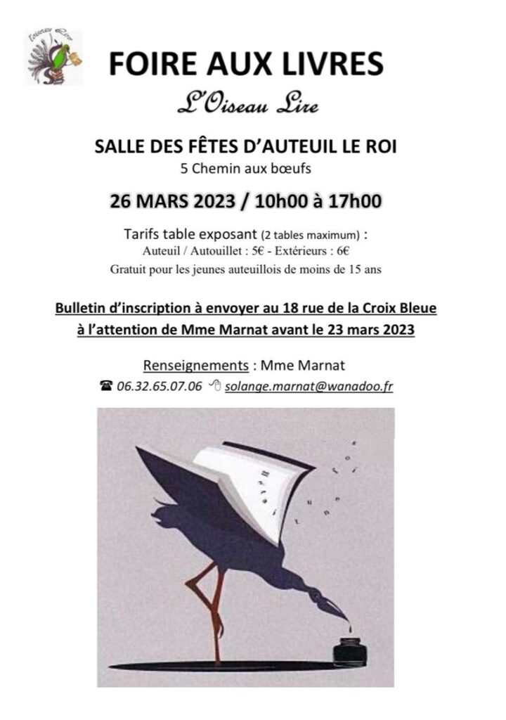 Foire aux livres 26 03 2023 1