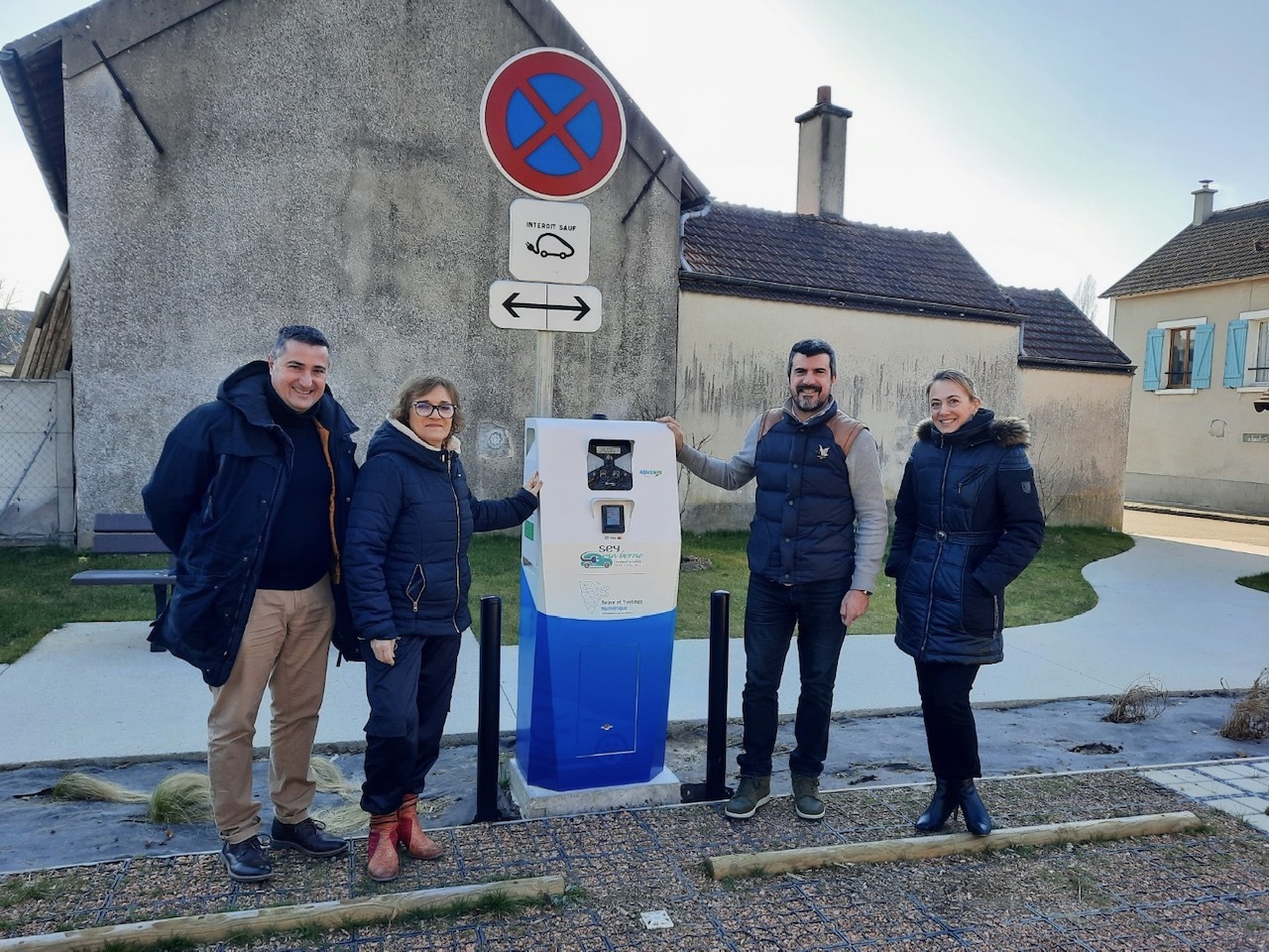 Inauguration Borne de recharge