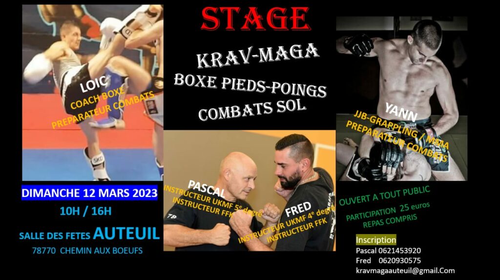 Stage Krav Maga 12 03 2023