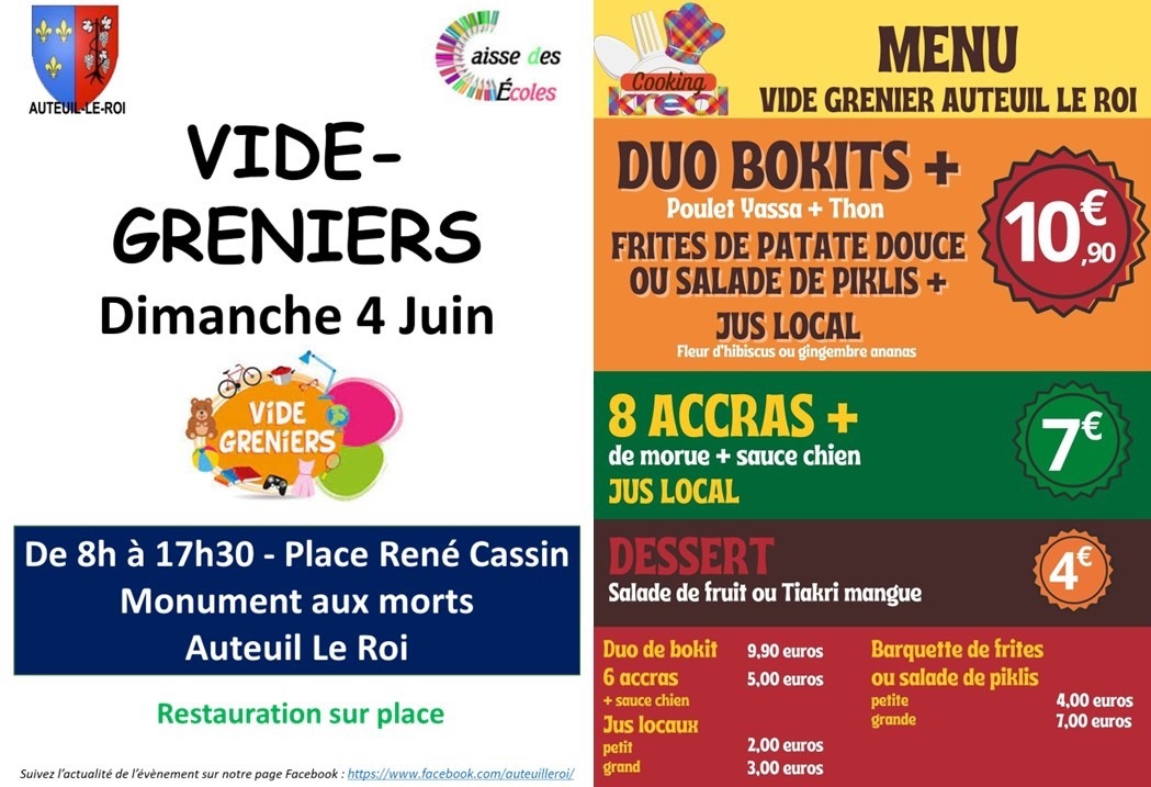 2023 06 04 Vide greniers avec menu