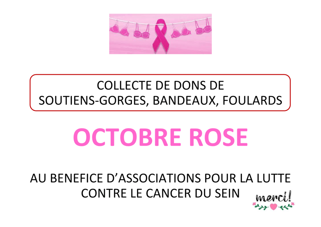 Affiche Octobre rose