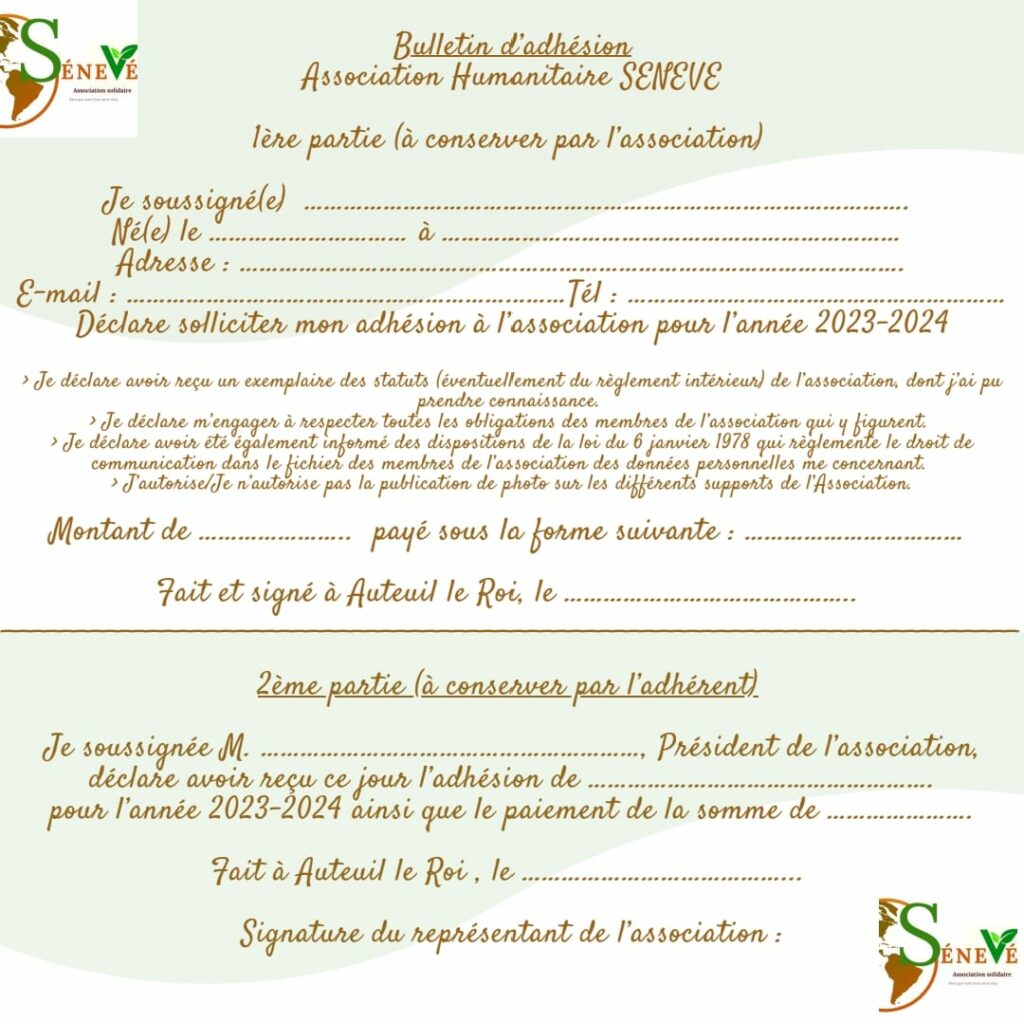 Invitation : généralités et contenu