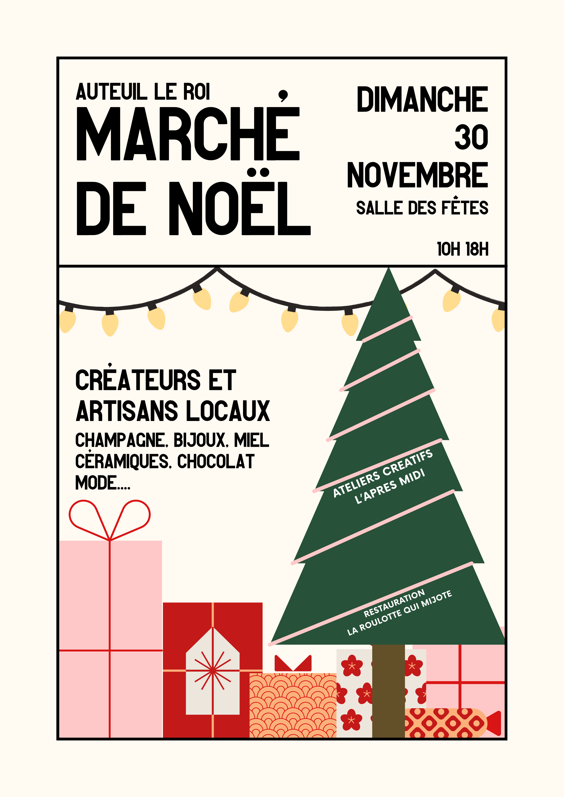 AUTEUIL Marché Noël 2025