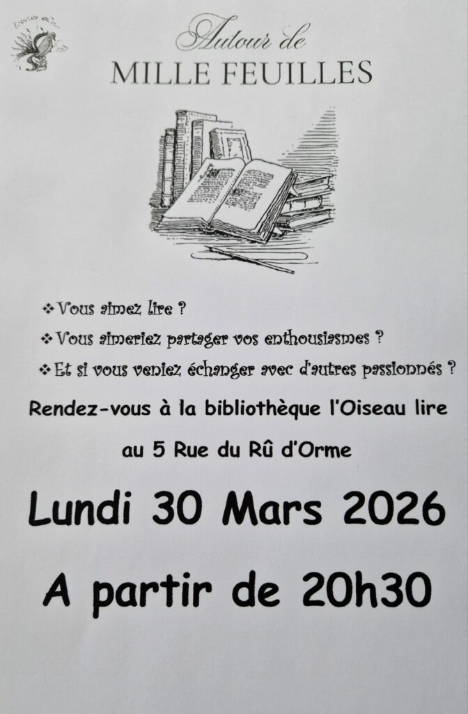 Club de lecture du 30 03 2026